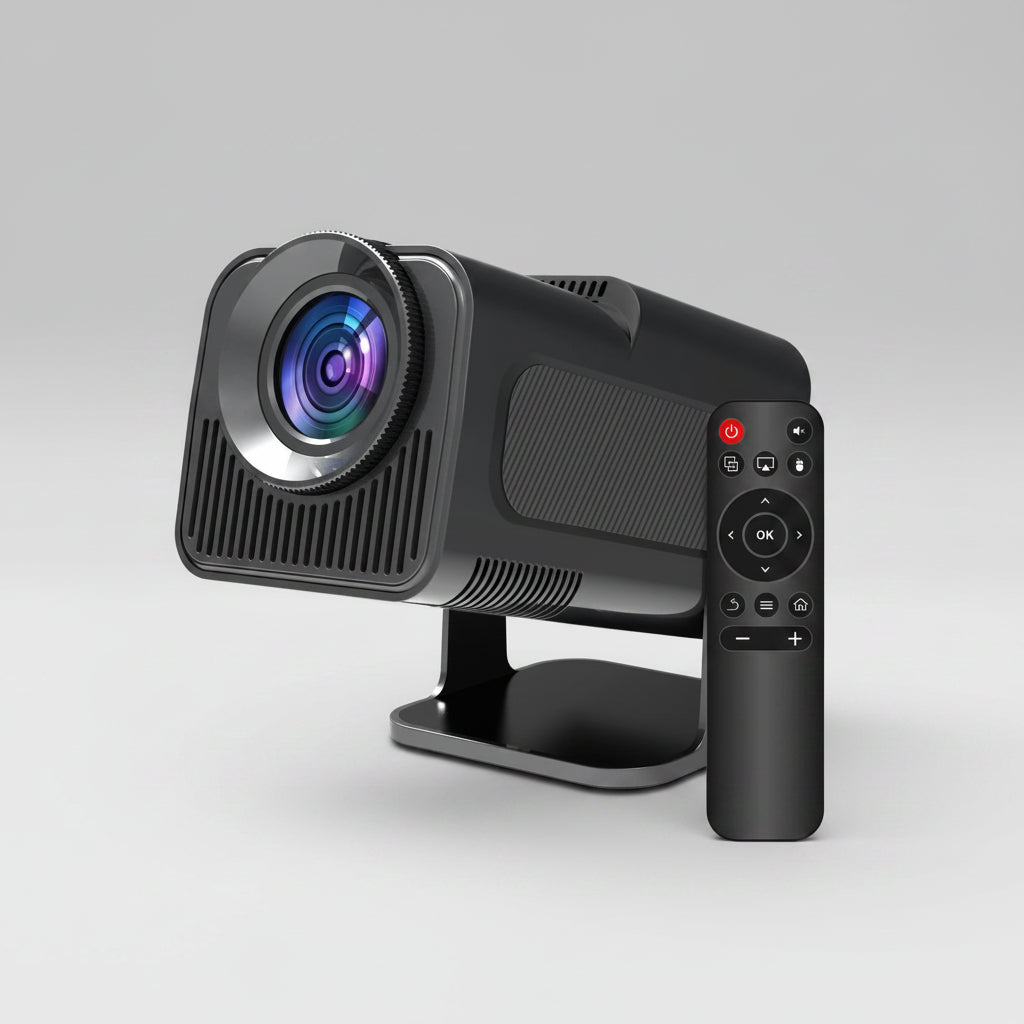 4K Native 1080P Android 11 Projector 390ANSI HY320 Dual Wifi6 BT5.0 Cinema Outdoor Portable Projetor Upgrated HY320