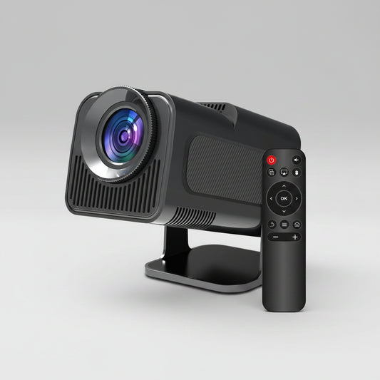 4K Native 1080P Android 11 Projector 390ANSI HY320 Dual Wifi6 BT5.0 Cinema Outdoor Portable Projetor Upgrated HY320
